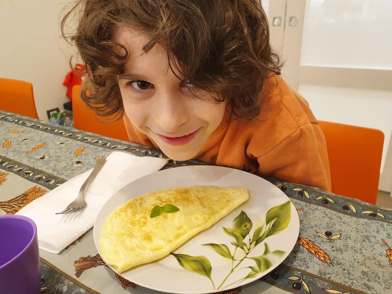 Omelette - nel piatto